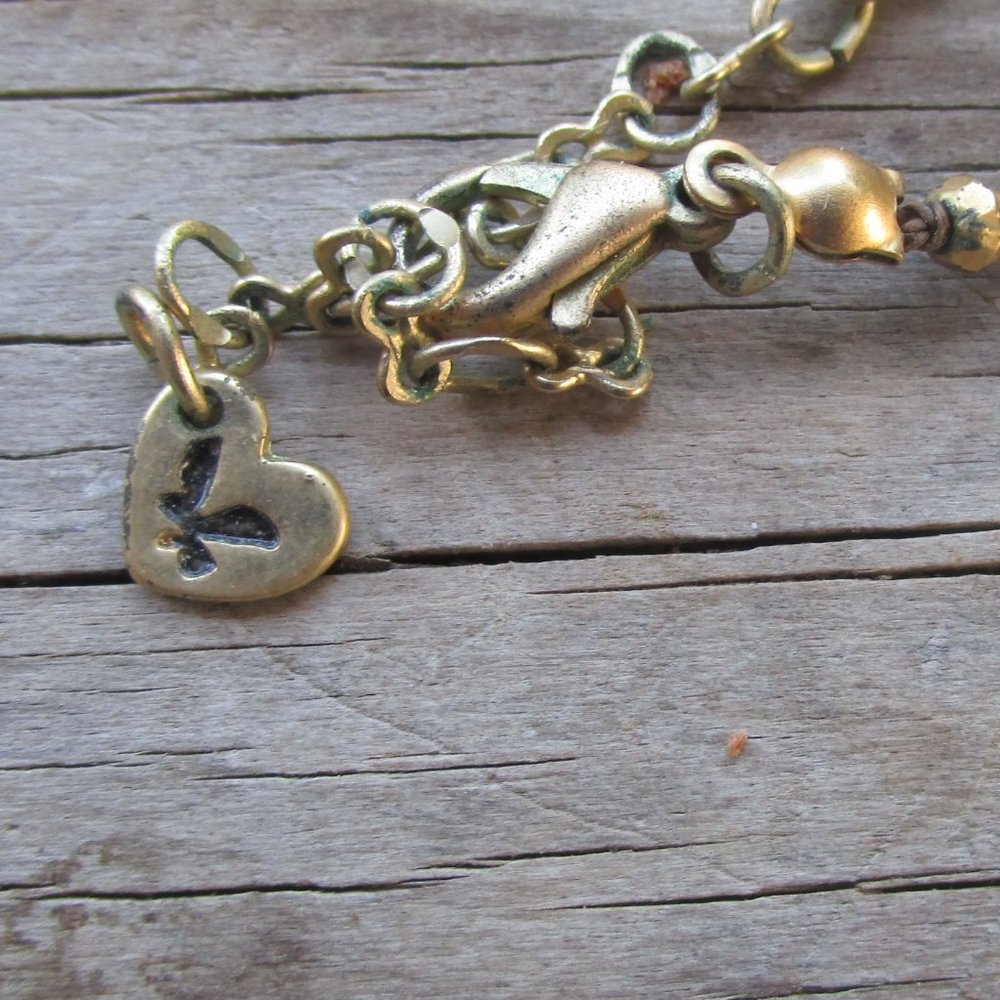 Vintage Rare American Eagle Outfitters Agate Quartz Pendant Necklace - Picture 3 of 4